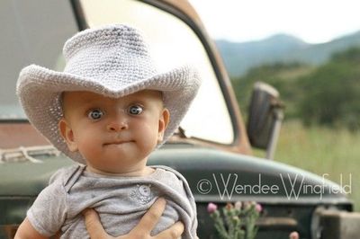 Baby Cowboy  on Juxtapost   Adorable Baby   Cowboy Hat   Crochet Ideas And Tips